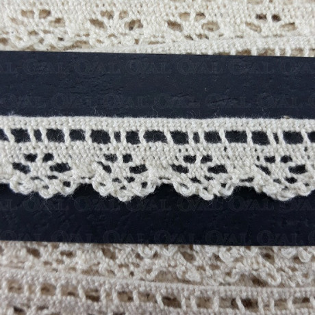 Cotton lace 15mm /1 m ecru 3802