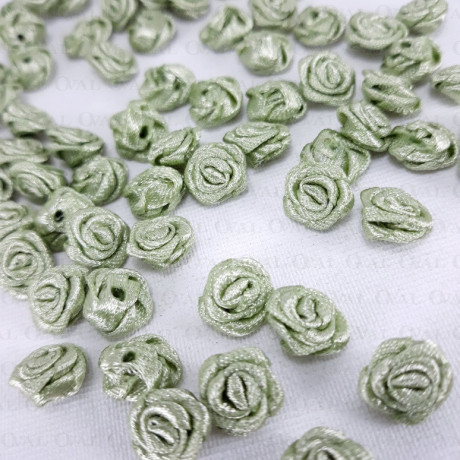 Różyczka Atłasowa 10mm/10 lub 50szt nr: 3812