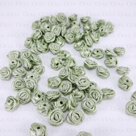 Różyczka Atłasowa 10mm/10 lub 50szt nr: 3812