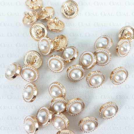 Metal button 11mm / 10 or 100 pcs 848