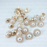 Metal button 11mm / 10 or 100 pcs 848