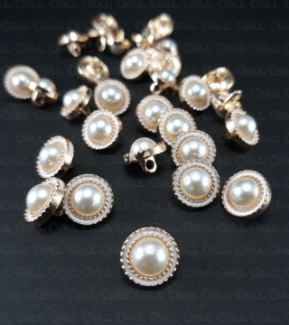 Metal button 11mm / 10 or 100 pcs 848