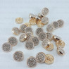 Metal button 12mm / 10 or 100 pcs 863