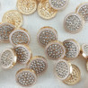 Metal button 12mm / 10 or 100 pcs 863