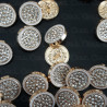 Metal button 12mm / 10 or 100 pcs 863