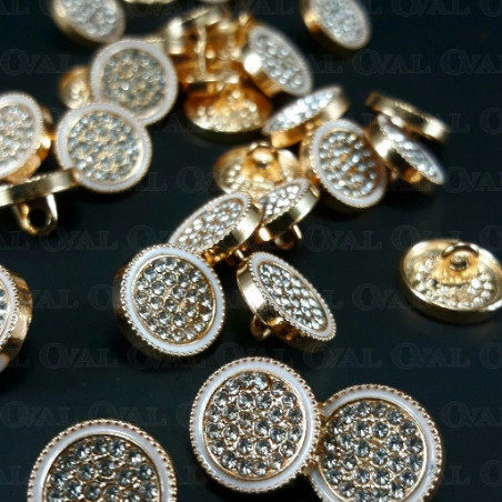 Metal button 12mm / 10 or 100 pcs 863
