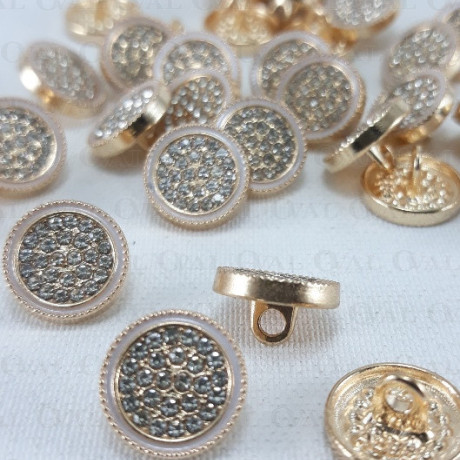 Metal button 12mm / 10 or 100 pcs 863