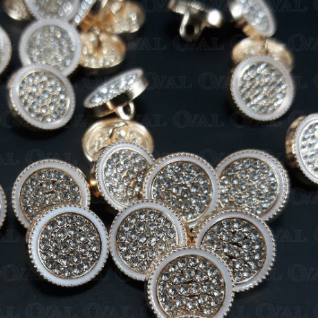 Metal button 12mm / 10 or 100 pcs 863