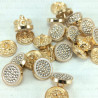 Metal button 12mm / 10 or 100 pcs 863