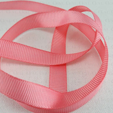 Taśma rypsowa 10mm/30yard łososiowo różowy 1975