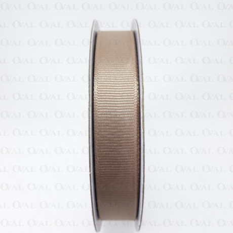 Taśma rypsowa 15mm/30yard brąz 3824