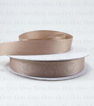 Taśma rypsowa 15mm/30yard brąz 3824