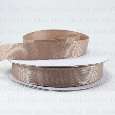 Taśma rypsowa 15mm/30yard brąz 3824