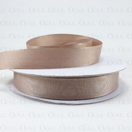 Taśma rypsowa 15mm/30yard brąz 3824