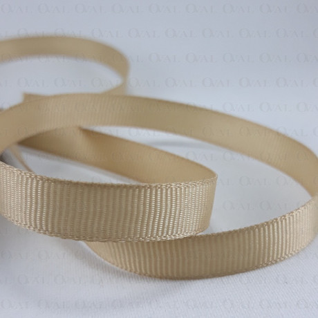 Taśma rypsowa 10mm/30yard  beż  3825