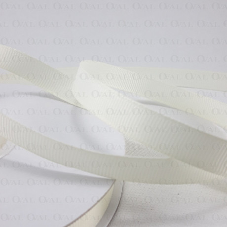 Taśma rypsowa 10mm/30yard ecru   3828