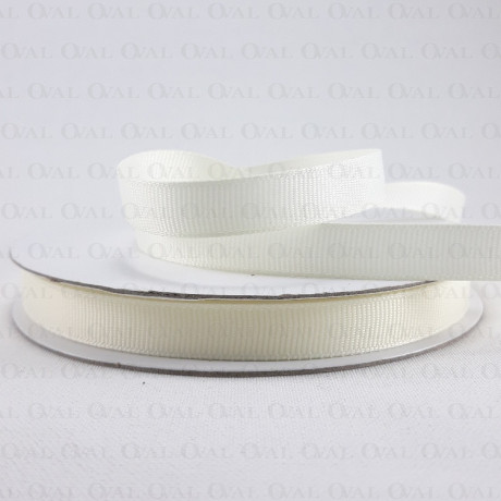 Taśma rypsowa 10mm/30yard ecru   3828