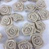 Różyczka Atłasowa 18mm/10 lub 50szt beż  nr: 3830
