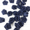 Różyczka Atłasowa 18mm/10 lub 50szt granat   3831
