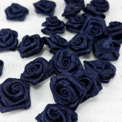 Różyczka Atłasowa 18mm/10 lub 50szt granat 3831 Różyczka Atłasowa 18mm/10 lub 50szt granat 3831