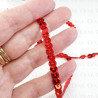 Sequins on tape 10 yards red 3833