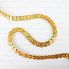 Sequins on tape 10 yards gold 3834