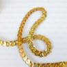 Sequins on tape 10 yards gold 3834