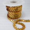 Sequins on tape 10 yards gold 3834