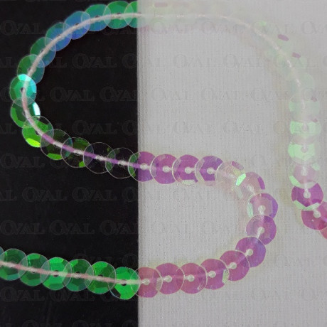 Cekiny  na taśmie 10yard  opalizujące  3835