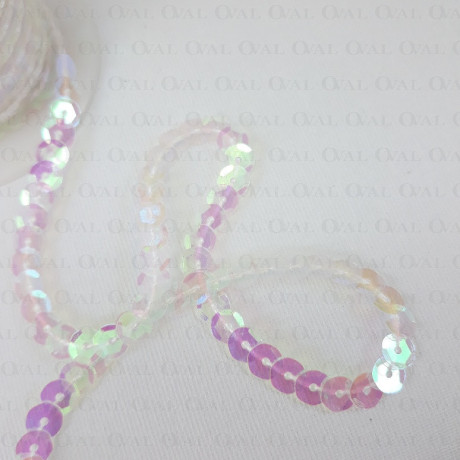 Cekiny  na taśmie 10yard  opalizujące  3835