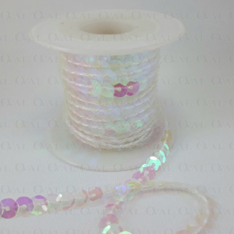 Cekiny  na taśmie 10yard  opalizujące  3835