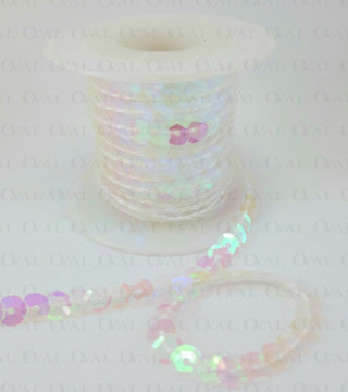 Cekiny  na taśmie 10yard  opalizujące  3835