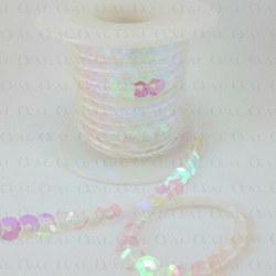 Cekiny na taśmie 10yard opalizujące 3835 Cekiny na taśmie 10yard opalizujące 3835