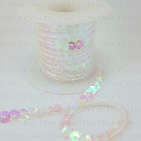 Cekiny  na taśmie 10yard  opalizujące  3835