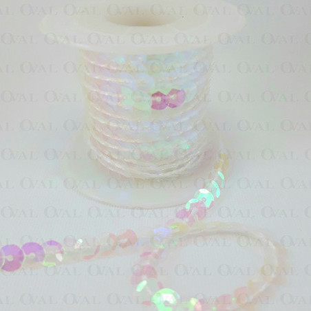 Cekiny  na taśmie 10yard  opalizujące  3835