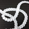 Sequins on tape 10 yards white 208