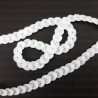 Sequins on tape 10 yards white 208