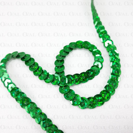 Cekiny  na taśmie 10yard  zieleń 211