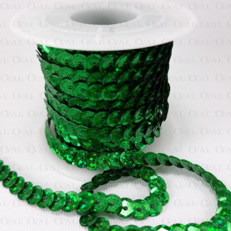 Cekiny  na taśmie 10yard  zieleń 211