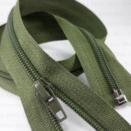 Zamek rozdzielczy 55cm  zieleń  3836