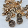 Metal button 11, 15, 22, 25mm / 10 or 100 pcs 620