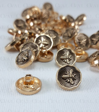 Metal button 11, 15, 22, 25mm / 10 or 100 pcs 620