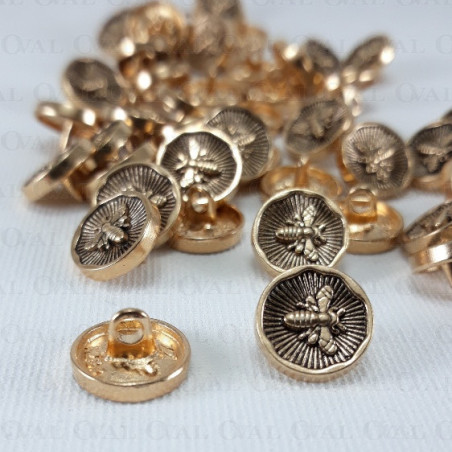 Metal button 11, 15, 22, 25mm / 10 or 100 pcs 620