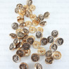 Metal button 11, 15, 22, 25mm / 10 or 100 pcs 620