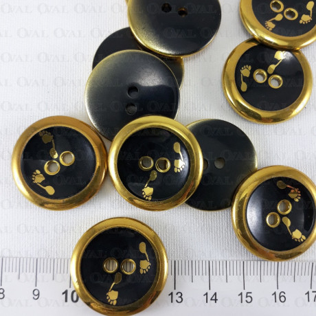 Plastic button 28mm/1pc 578