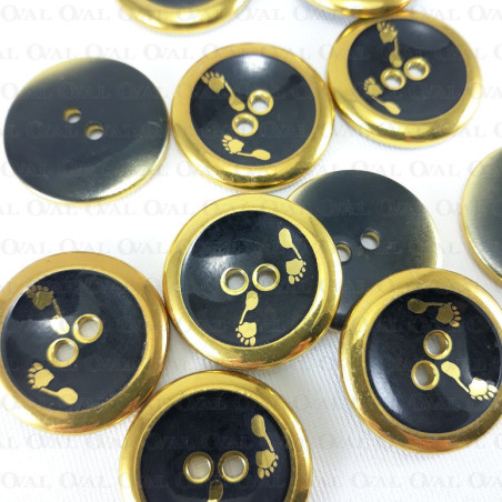 Plastic button 28mm/1pc 578