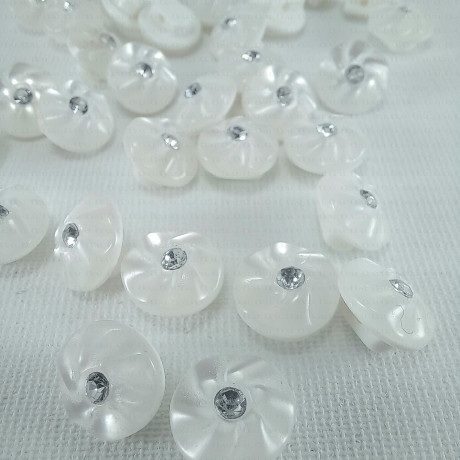 Polyester button 10mm/10pcs 921