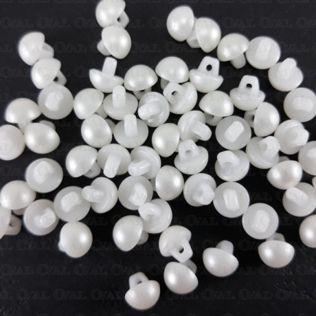Pearl button 7.5mm/10pcs 3845