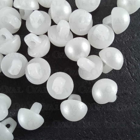 Pearl button 7.5mm/10pcs 3845