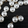 Pearl button 10mm/144pcs 3850